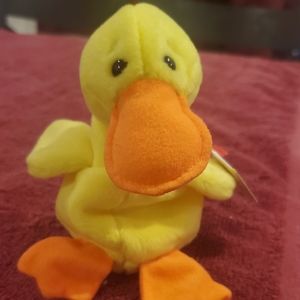Ty Beanie Babies Quackers the Duck